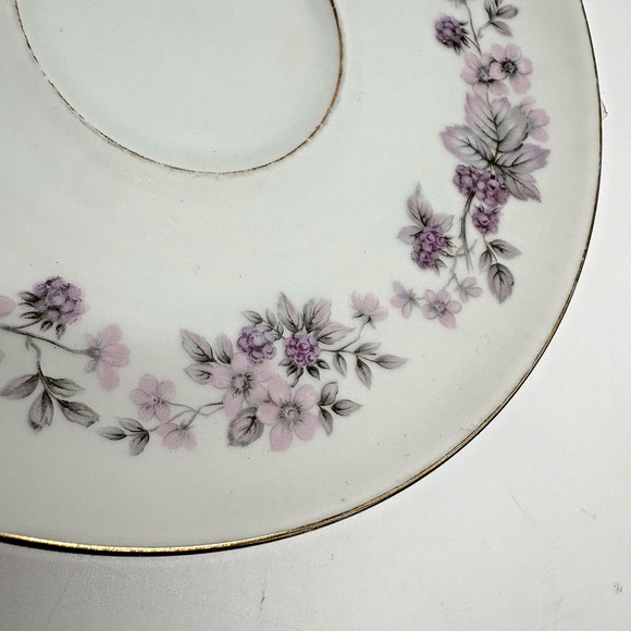 Amethyst by Rosenthal Continental Footed Demitasse Cup & Saucer Flowers Vtg 60's - Picture 8 of 15